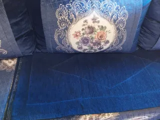 Funda Sofá Marroquí Azul