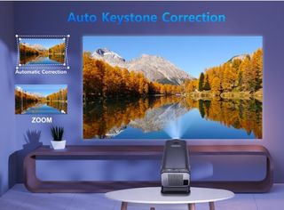 Proyector Video Giratorio Keystone Android 4K 1080