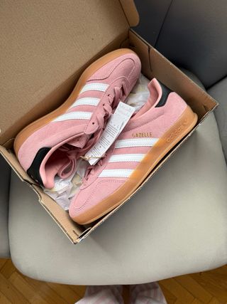 Adidas Gazelle Niños Talla 38 Rosa