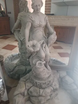 Fuente de piedra escultura