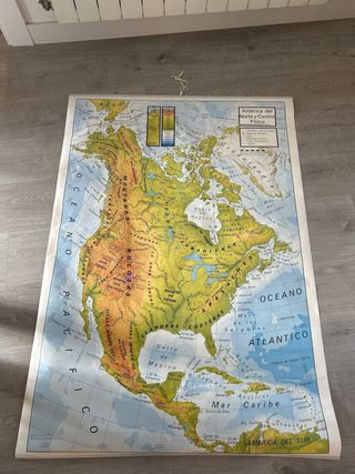 Mapa político América Norte y Centro