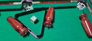 Mini billar con bolas y accesorios