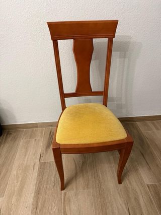 Mesa de comedor madera y cristal