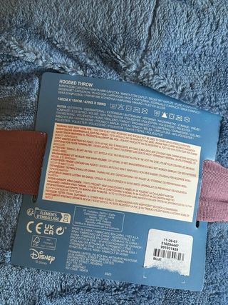 Coperta con cappuccio Stitch Peluche