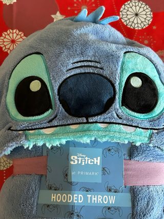 Coperta con cappuccio Stitch Peluche