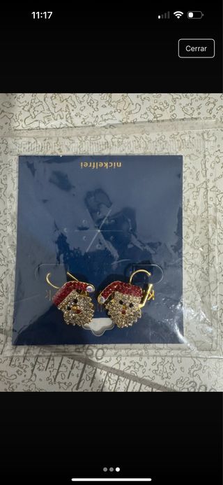 Pendientes Santa Claus
