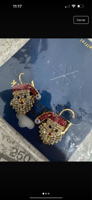Pendientes Santa Claus
