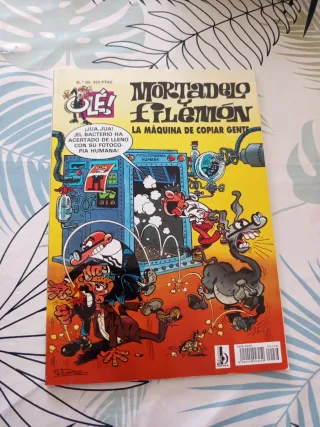 Número 36 Mortadelo y Filemón la maquina de copiar