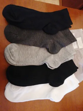 5 paia calzini corti caldi taglia 40-45
