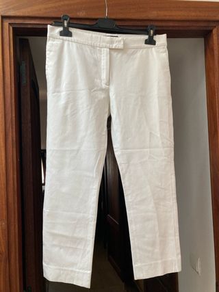 Pantalón pitillo Joseph blanco
