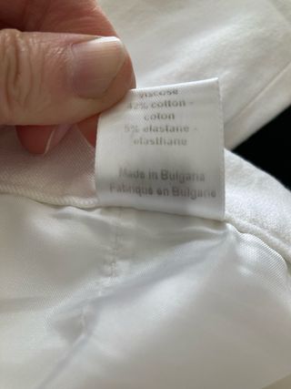 Pantalón pitillo Joseph blanco