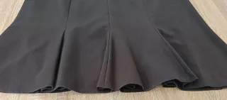 Falda de invierno marrón