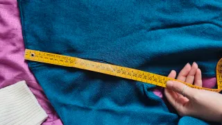 Maglione lana blu/petrolio