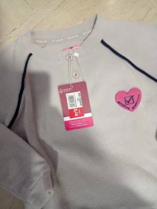 Pigiama bambina micro pile Givova 3/4 anni