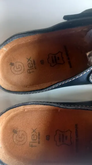 Zuecos Flex Otoño/Invierno Negros.