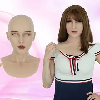 Máscara facial de látex para mujer