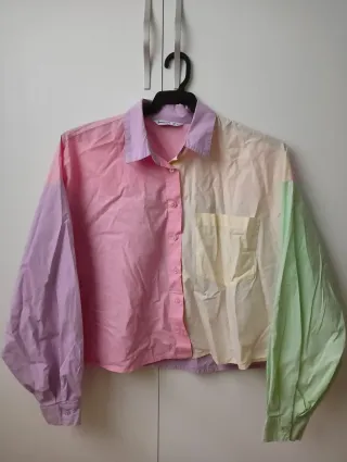 Camisa oversize multicolor