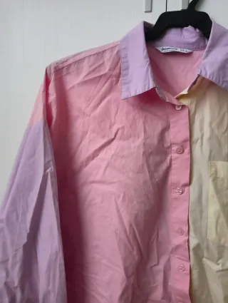 Camisa oversize multicolor