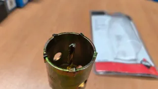 Broca corona widia rubí 45mm