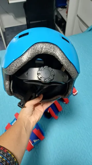 Kit Protección Patinaje Infantil Azul