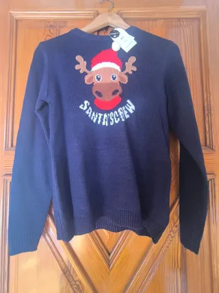 Jersey Navidad Reno Santa's Crew