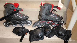 Patines en línea Decathlon Talla 35-38 + regalo