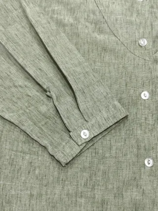 Blusa manga larga verde talla 2XL