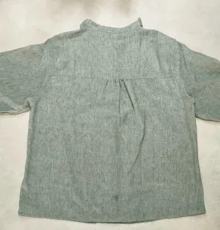 Blusa manga larga verde talla 2XL