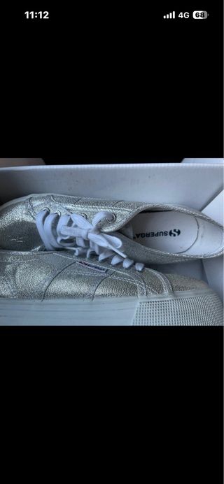 Superga Scarpe Donna Oro/Argento