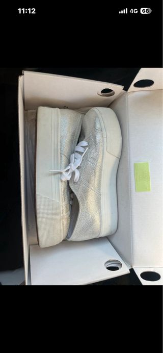 Superga Scarpe Donna Oro/Argento