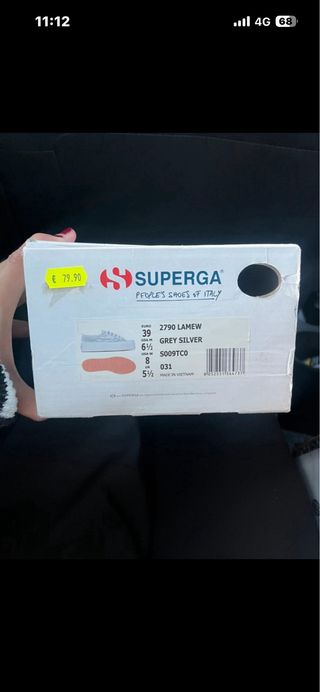 Superga Scarpe Donna Oro/Argento