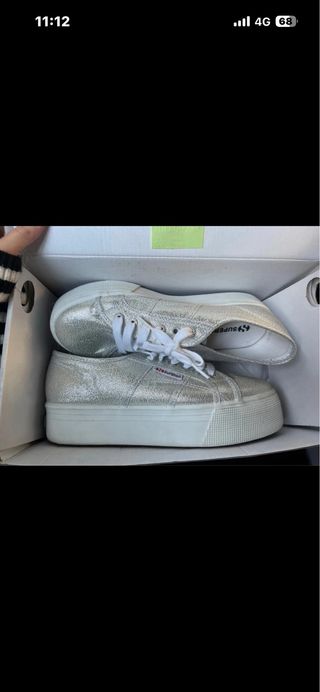 Superga Scarpe Donna Oro/Argento