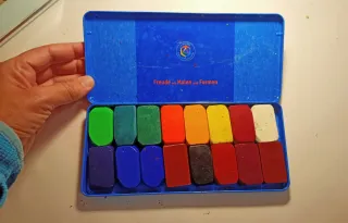 Ceras Stockmar Wachsmalblöque 16 u caja metálica