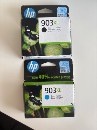 Tintas HP 903XL Black y Cyan