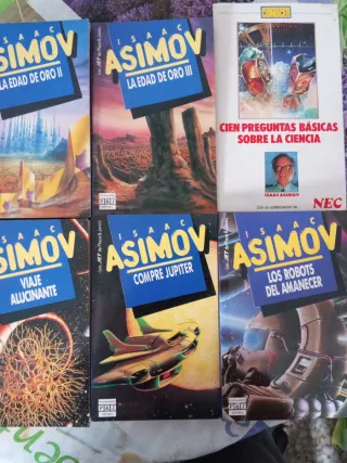Lote libros Isaac Asimov