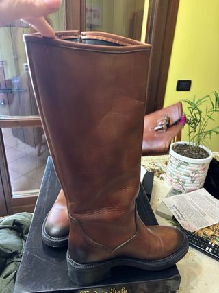 Stivali in cuoio donna tg 37