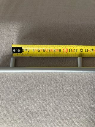 Tiradores plateados (4 unidades)