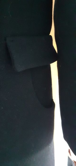 Abrigo Zara Negro Talla XS