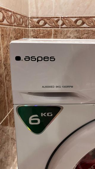 Lavadora Aspes 6 kg