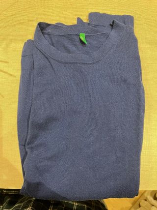 Jersey Benetton Azul Marino Talla M