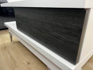 Mesa baja salón madera y metal