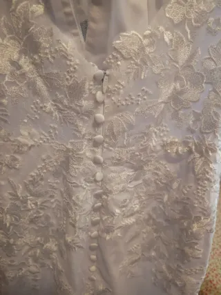 Espectacular Vestido de Novia Blanco