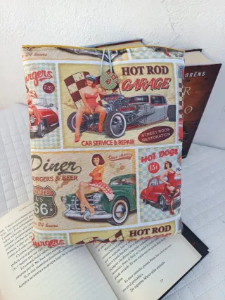 Funda de libro estilo vintage