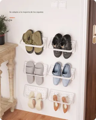 Zapatero Baffect Pared 4 Piezas