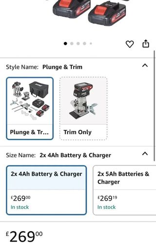 Fresadora Trend T18S - Inmersión y Recorte