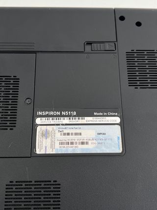 Portátil Dell Negro