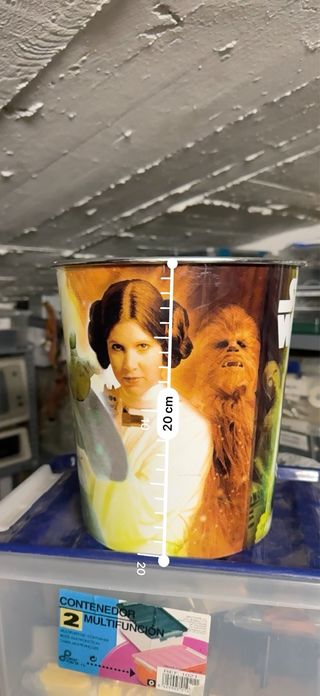 Cubo Star Wars Leia y Chewbacca