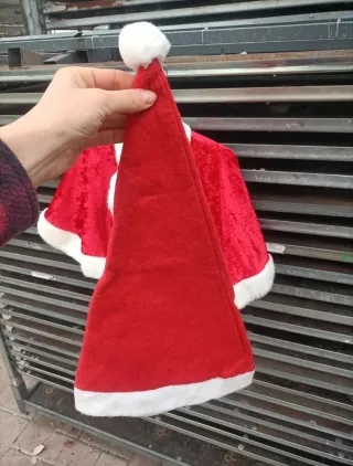 Mantella Babbo Natale Bambino/a Velluto