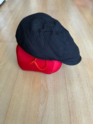 Gorra Boina Goorin Bros Negra y Rayas talla M/L