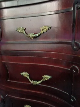 Coqueta tocador madera y mármol